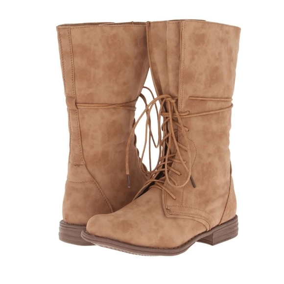 Wanted Jones Wrap-around Lace-Up Boots - Picture 1 of 9